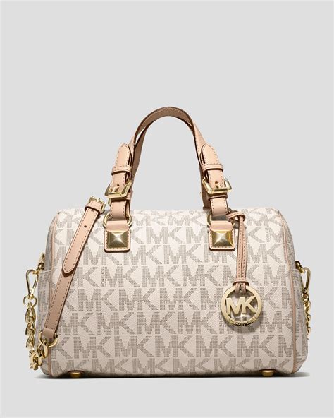 michael kors studio signature shoulder sachel bag|Michael Kors shoulder bag sale.